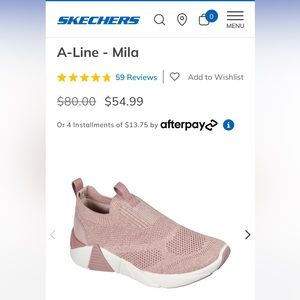 Pink Sketchers Mark Nason Los Angeles Knit gym shoes super comfortable!!